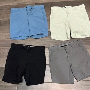 Perry Ellis Men's Casual Shorts - Blue, Cream, Black, Gray SET of 4